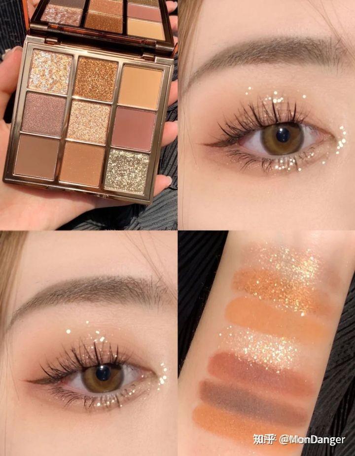 眼影盘现实主义配色还是蛮适合新手,单眼皮的姐妹们的每颗颜色都可以