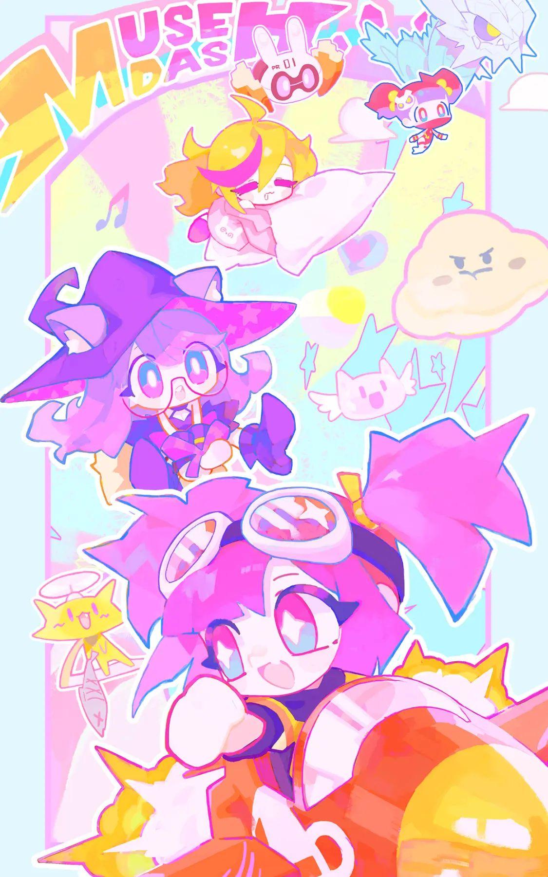 muse dash插画合集,做头像背景图都超好看,超可爱,快码住