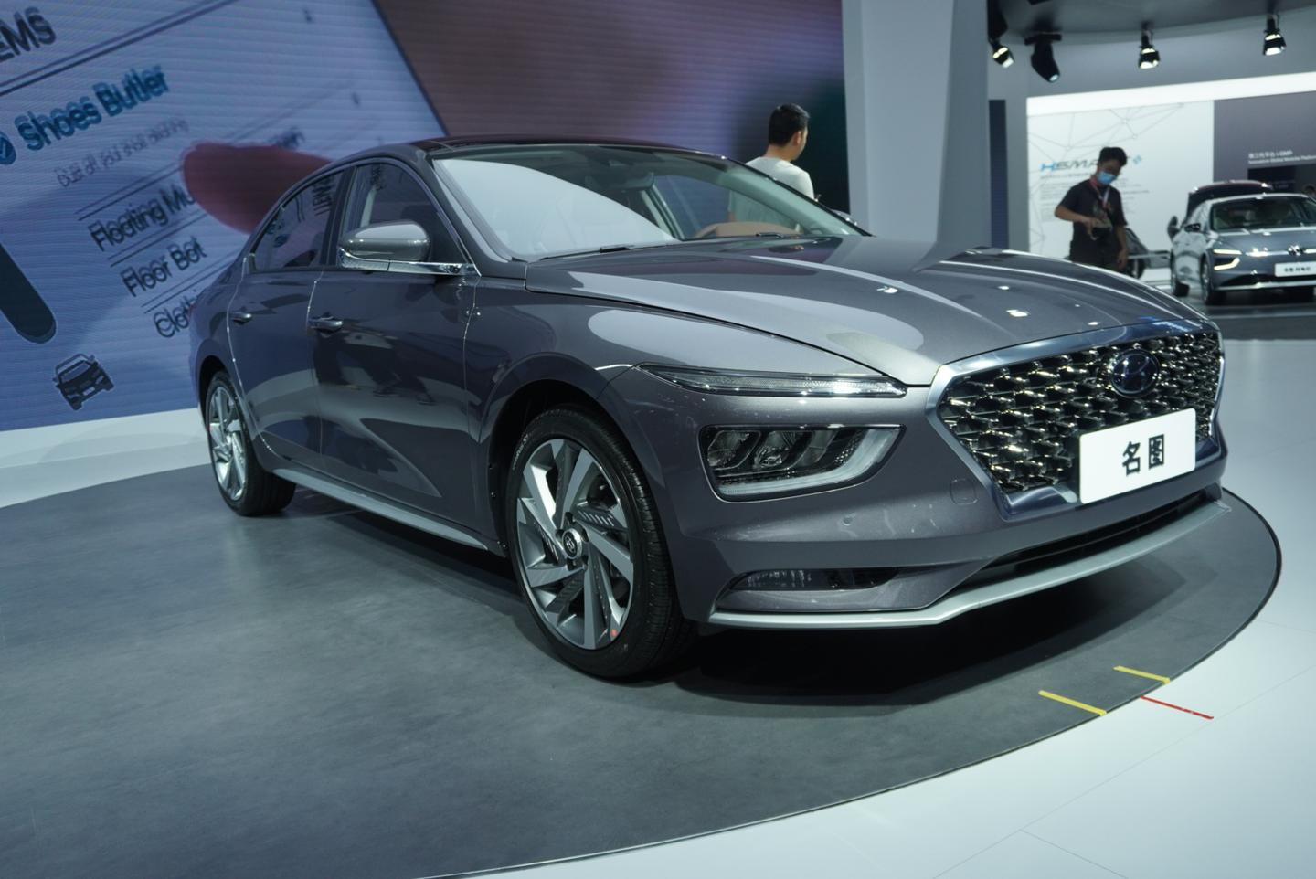 全新现代名图亮相广州车展高颜值备受关注