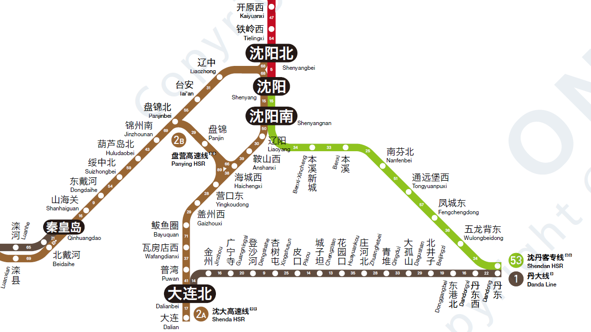 神图游神州东南大学陶岸君教授作品中国高速铁路运营线路图赏析