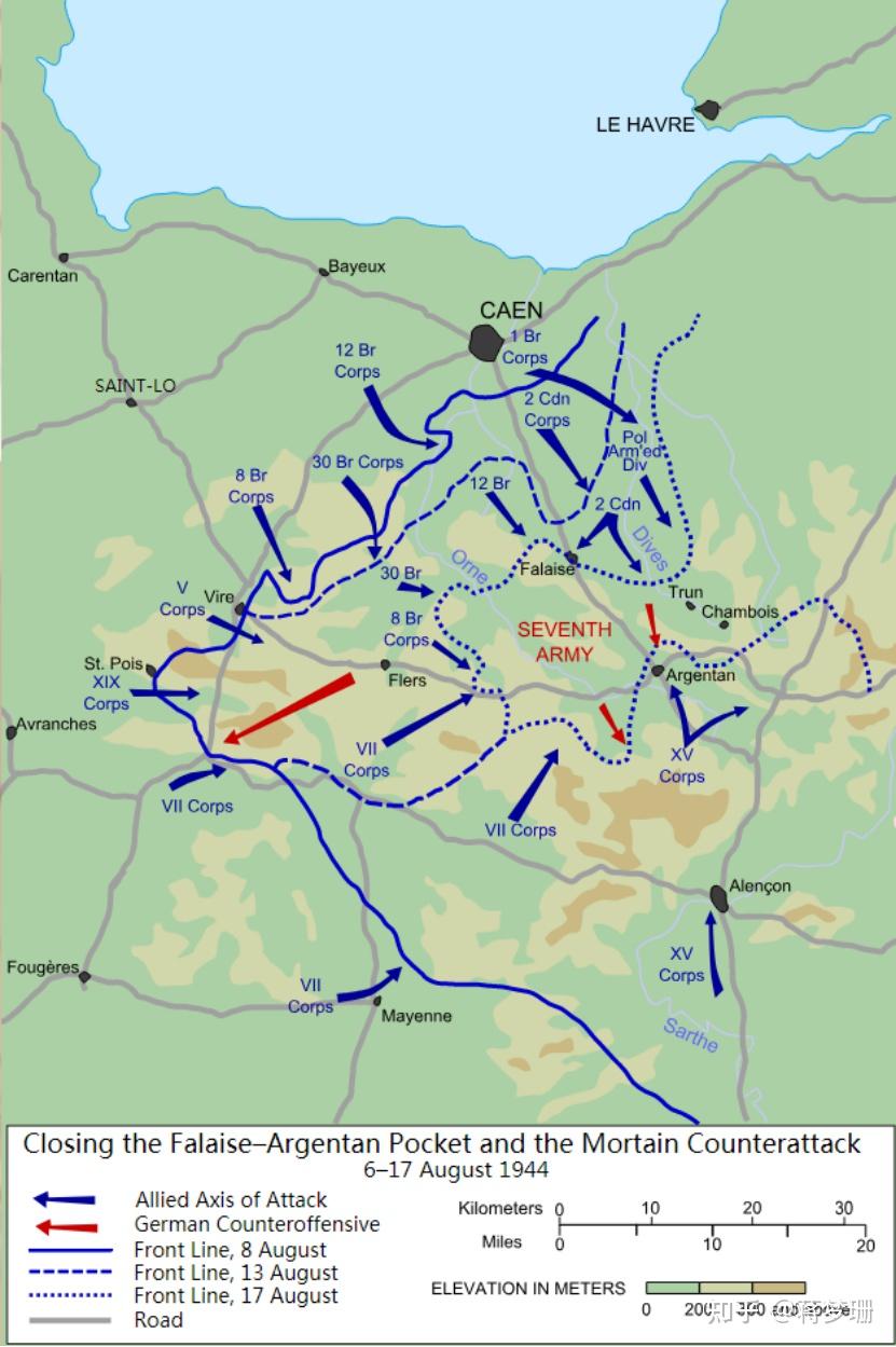 美军眼中的“谢尔曼”坦克：《死亡陷阱》 第四章法莱兹口袋- 知乎