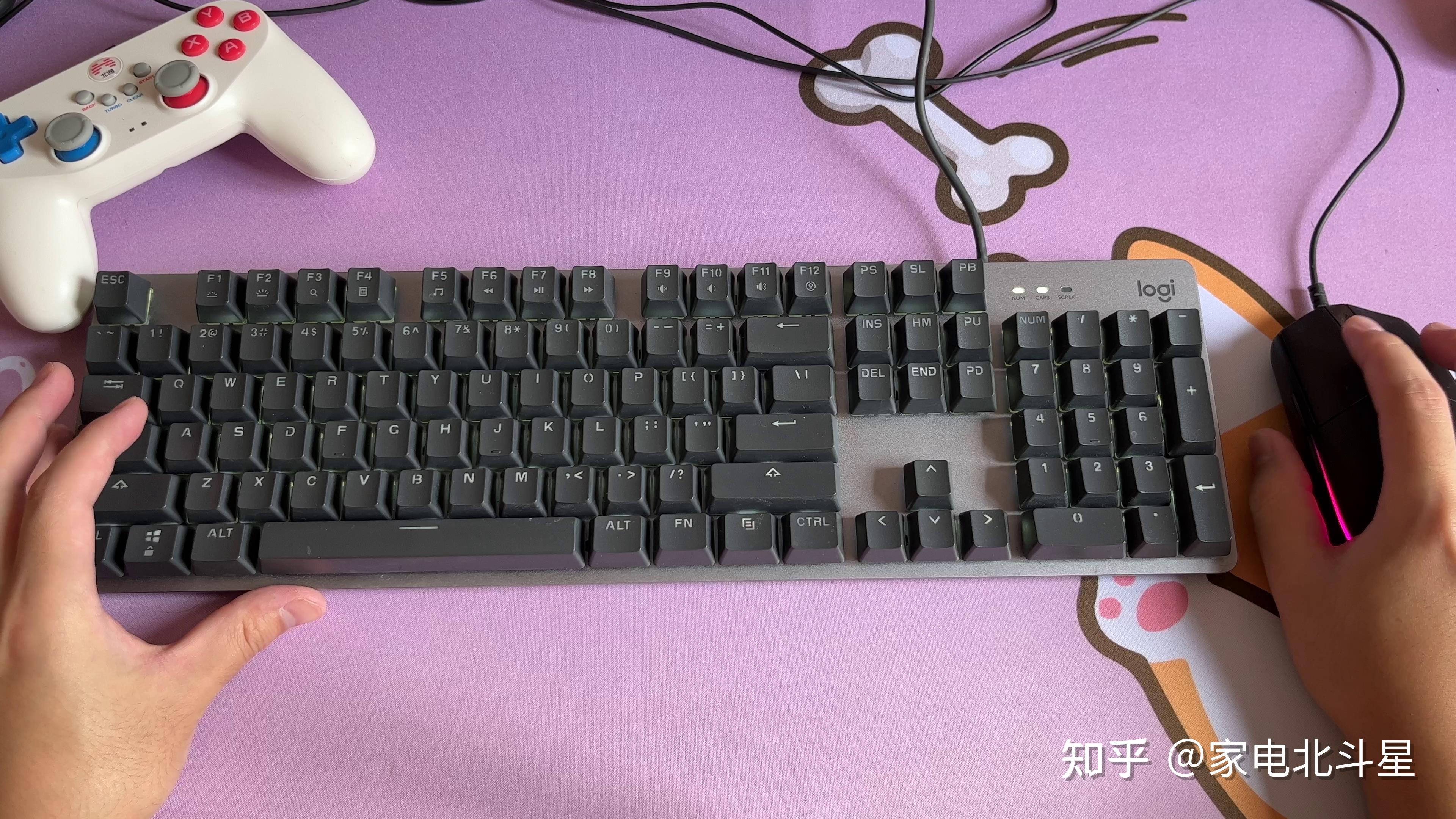 罗技k845测评|双十一最值得入手的机械键盘|文附4k高清图片与视频