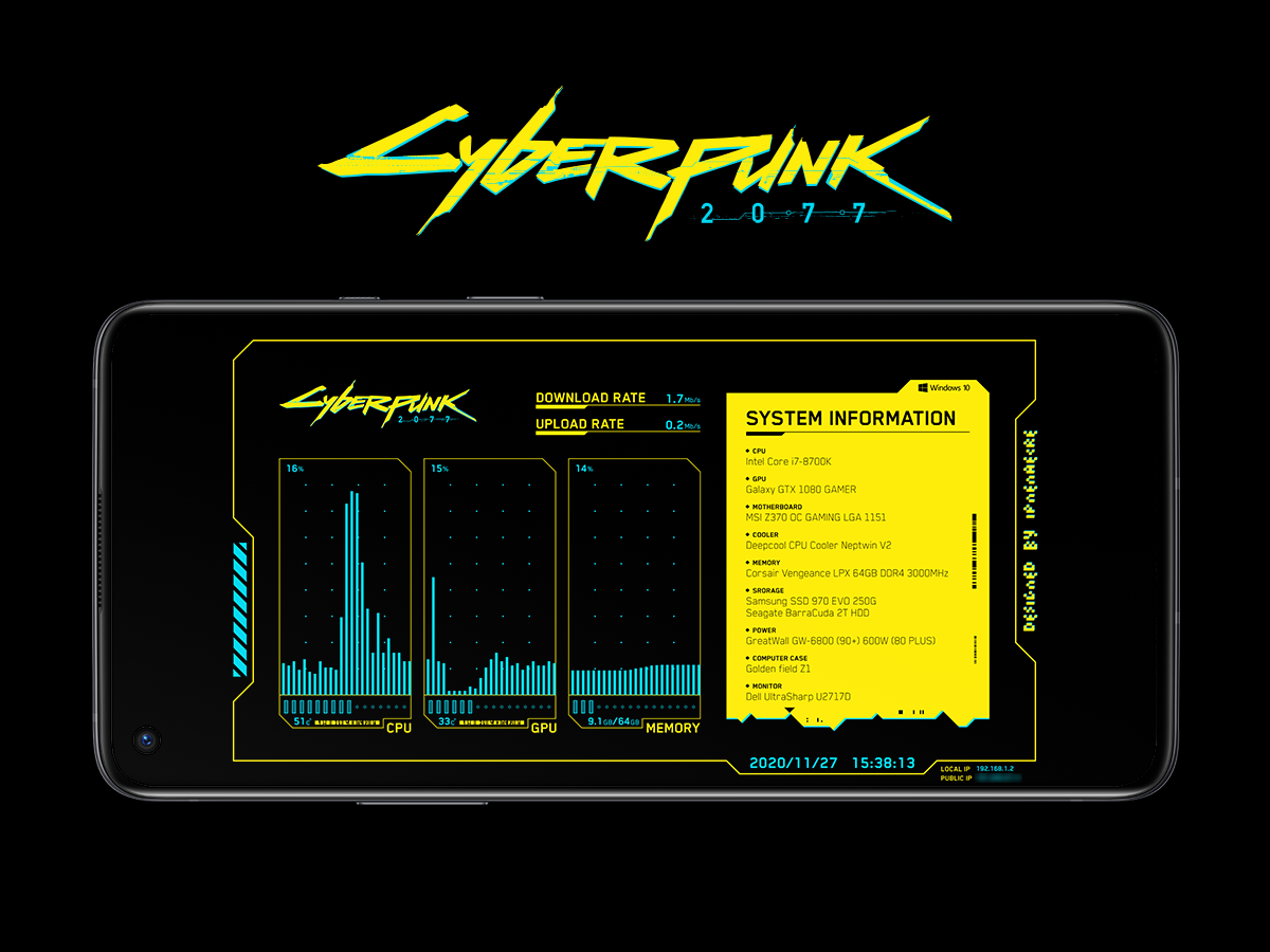 aida64cyberpunk2077限定版主题皮肤