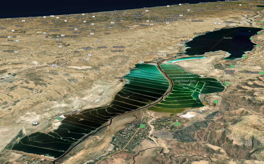 分辨率高达 50 厘米!史上最清晰的以色列,巴勒斯坦地区卫星影像