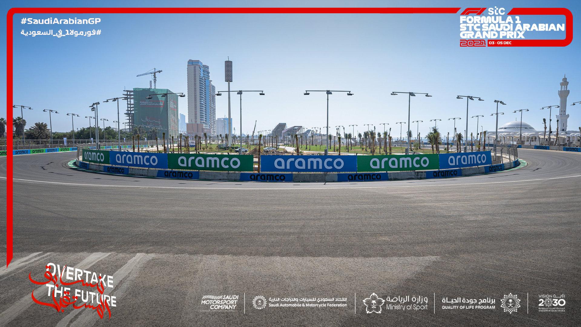 沙特阿拉伯f1赛道图片