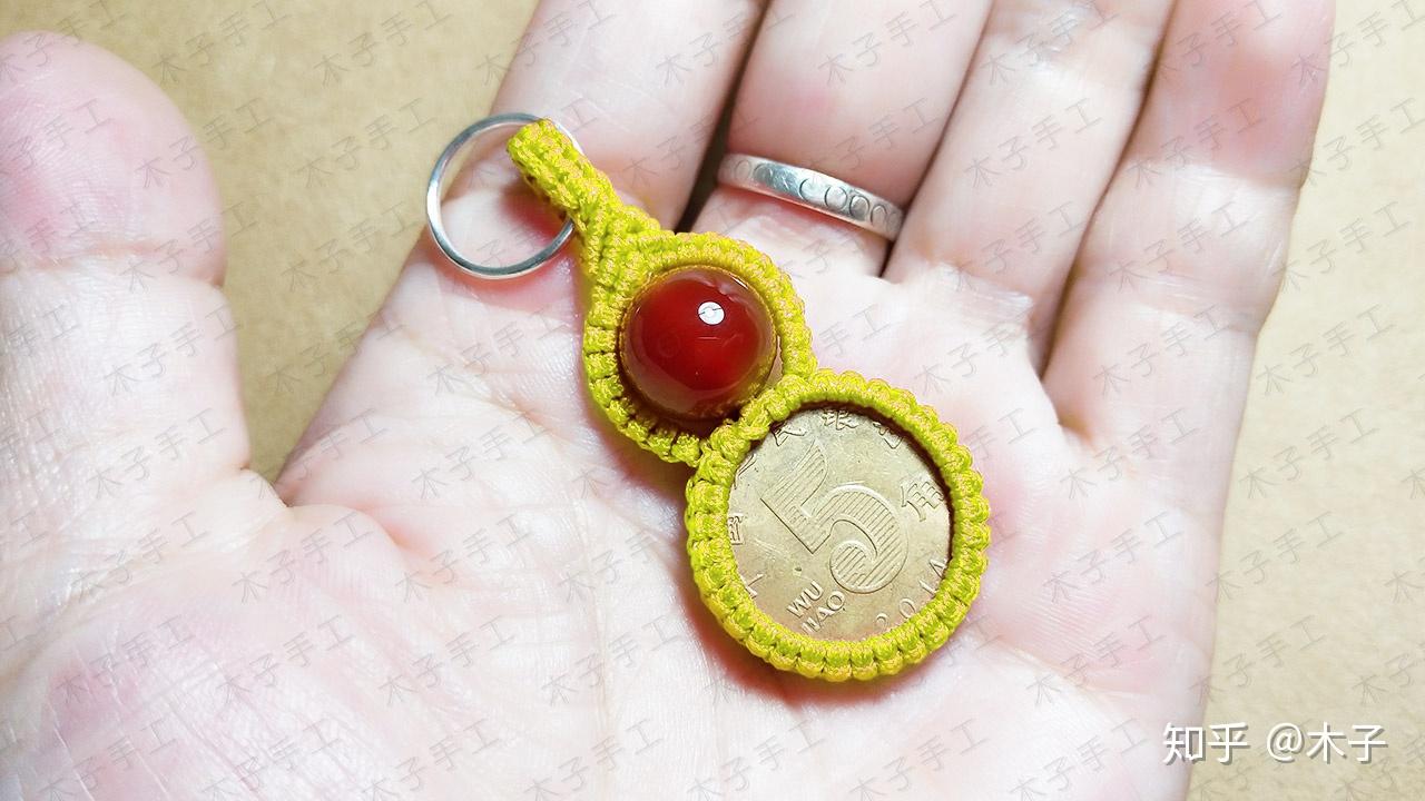 妹子用五毛钱硬币做了一款葫芦钥匙挂，朋友都抢着要- 知乎