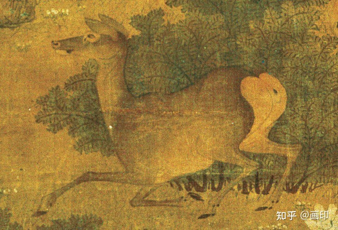 五代· 佚名《丹枫呦鹿图》 - 知乎