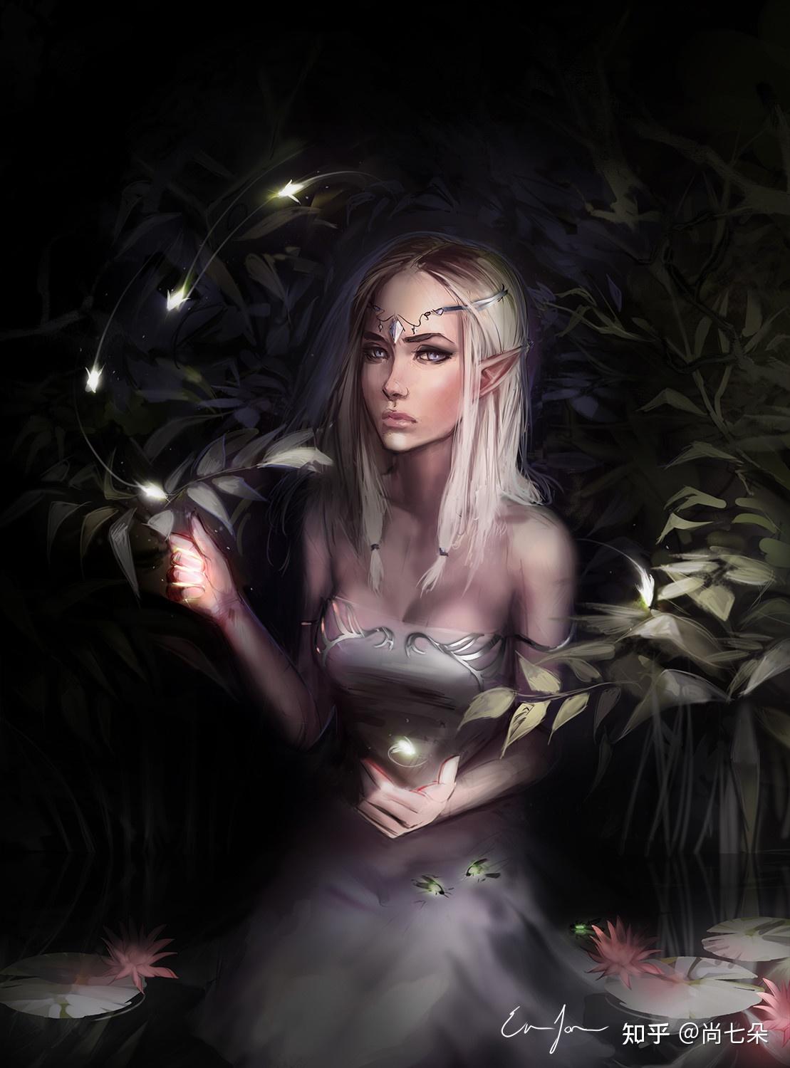 emma二次元动漫插画板绘原画cg厚涂美术资料绘画素材图片保存