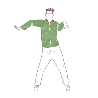 觉得 一听音乐就能晃动身体的人,总有一股正能量.