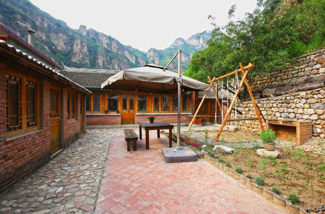 山里逸居丨京北小桂林里的隐逸山居明代长城旁山脚下水库边