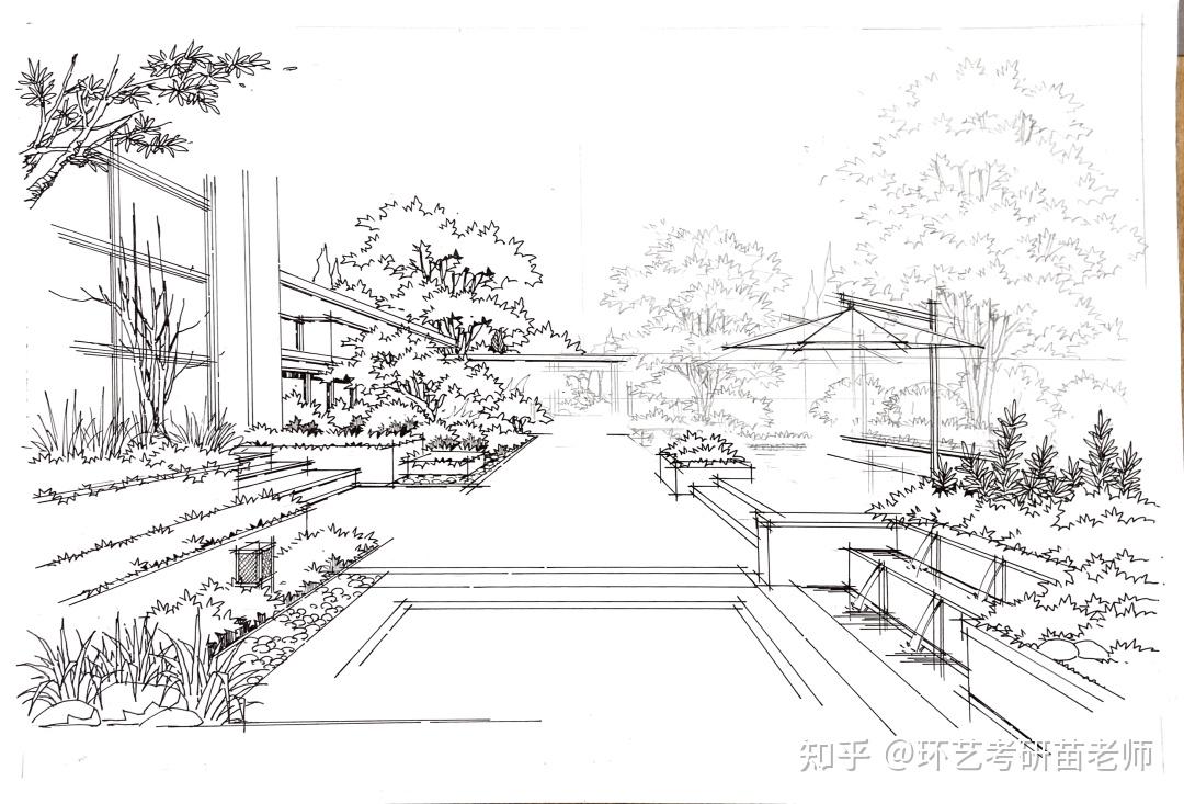 手绘干货 | 12套景观手绘步骤图详解,太过瘾了(含参考图)