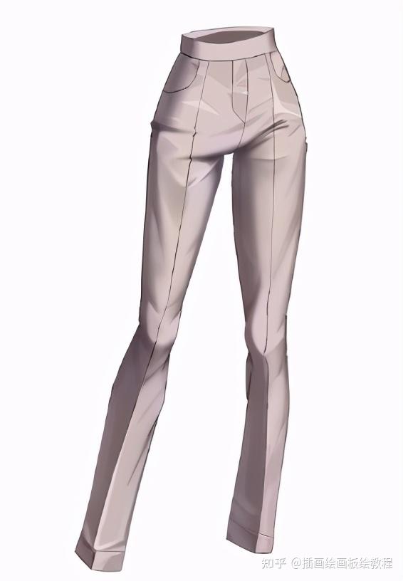 动漫西装裤子怎么画 教你西装裤的正确画法教程 知乎