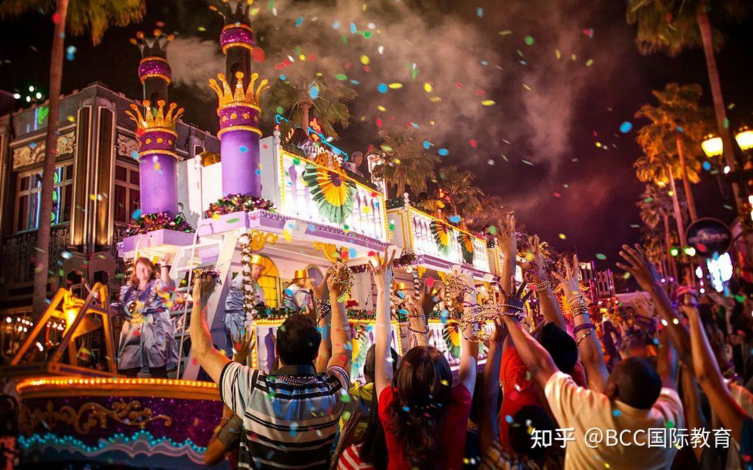 路易斯安那州:mardi gras狂欢节