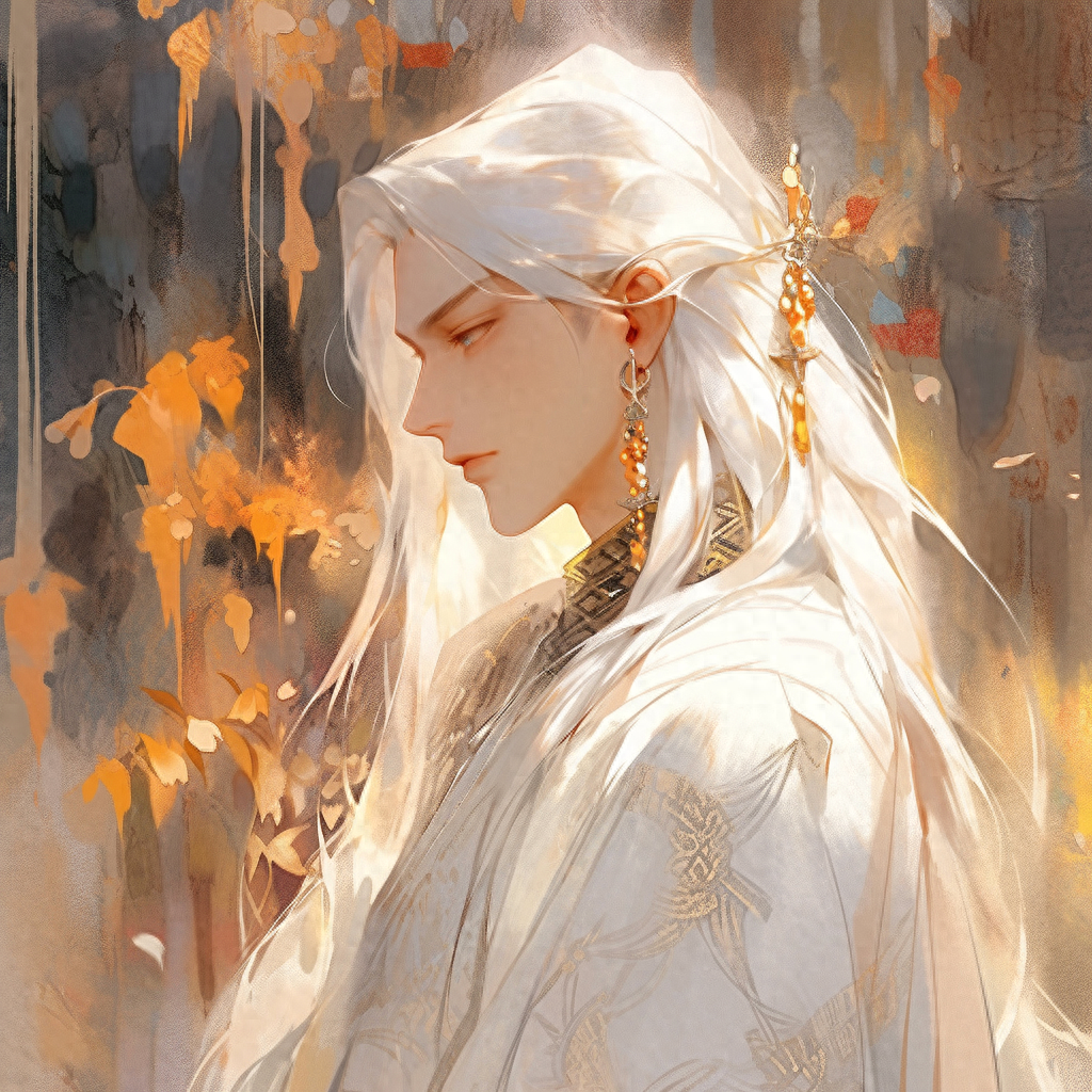 男生古风头像,与君承诺,风雪白头