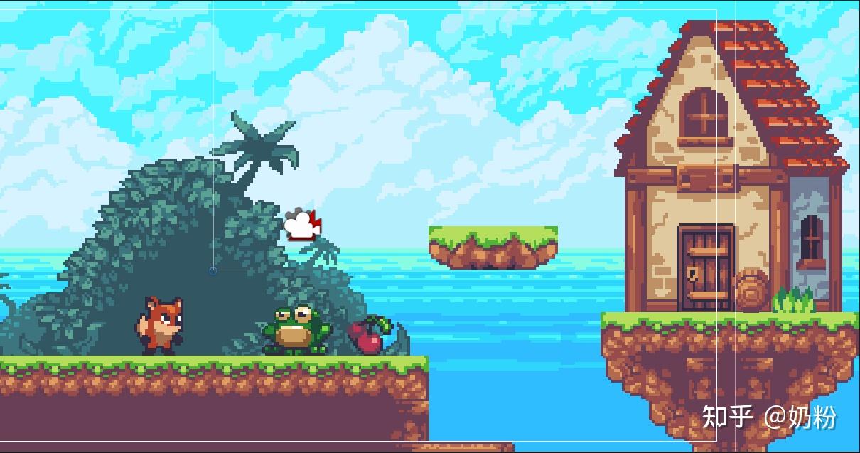 美术生的2d横板像素游戏开发