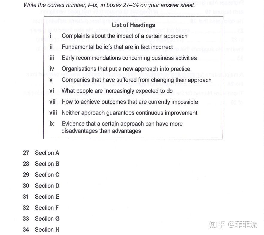 剑桥雅思14test 2 reading passage 3 段落标题匹配题 - 知乎
