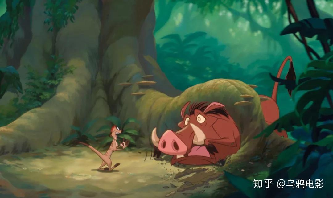 《can you feel the love tonight》用在彭彭和丁满出场的时候,吓坏了