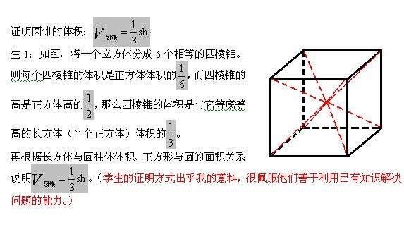 简单的方法证明圆锥的体积 知乎