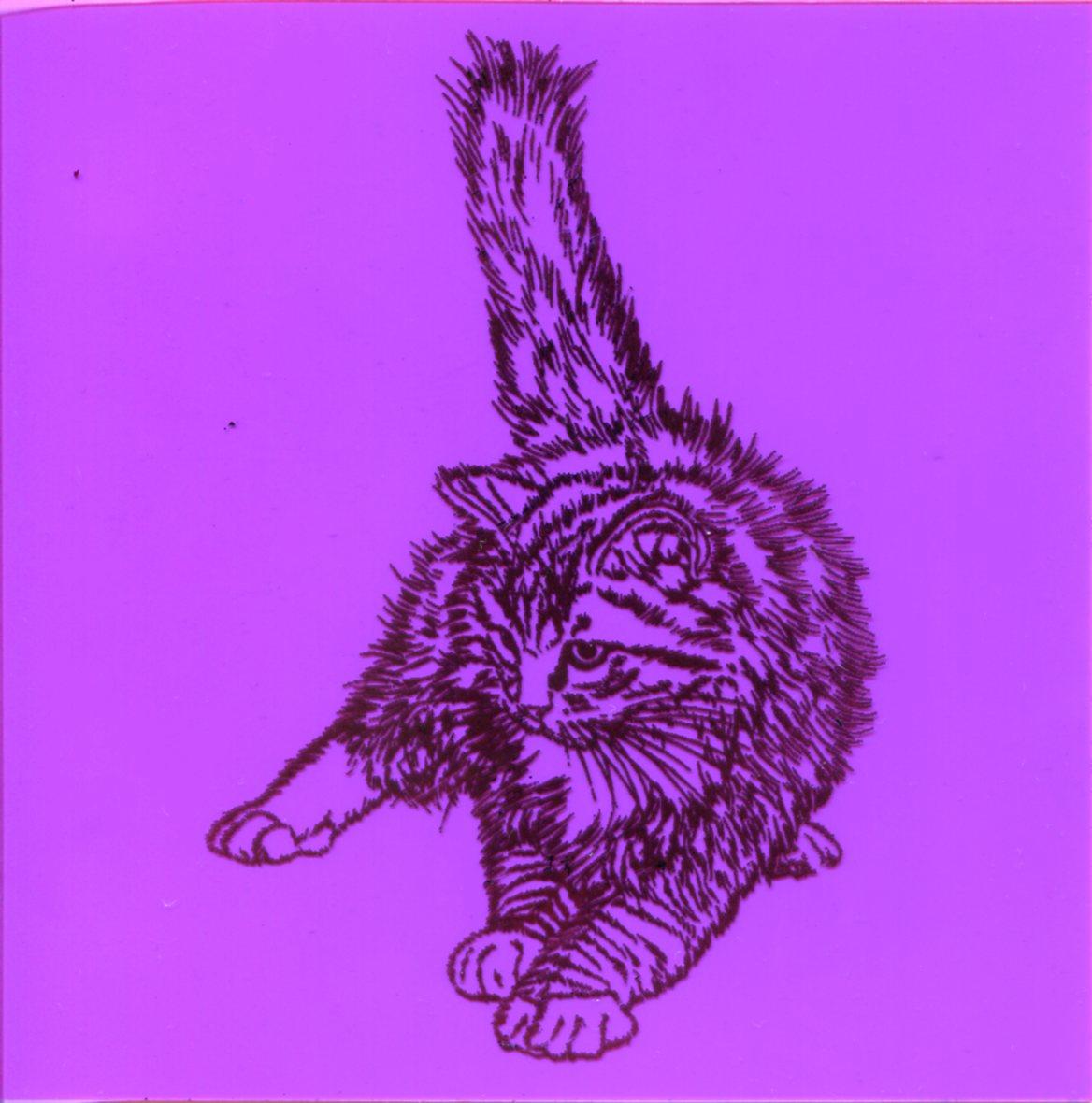 送礼佳品便携镭雕机激光啄木鸟pro牛刀小试有图有真相材质测试篇塑料