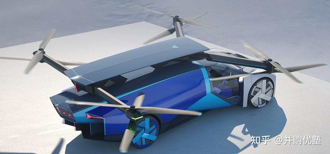 飞行汽车evtol科技前瞻飞行汽车整车和配件产业链跟踪亿航智能小鹏