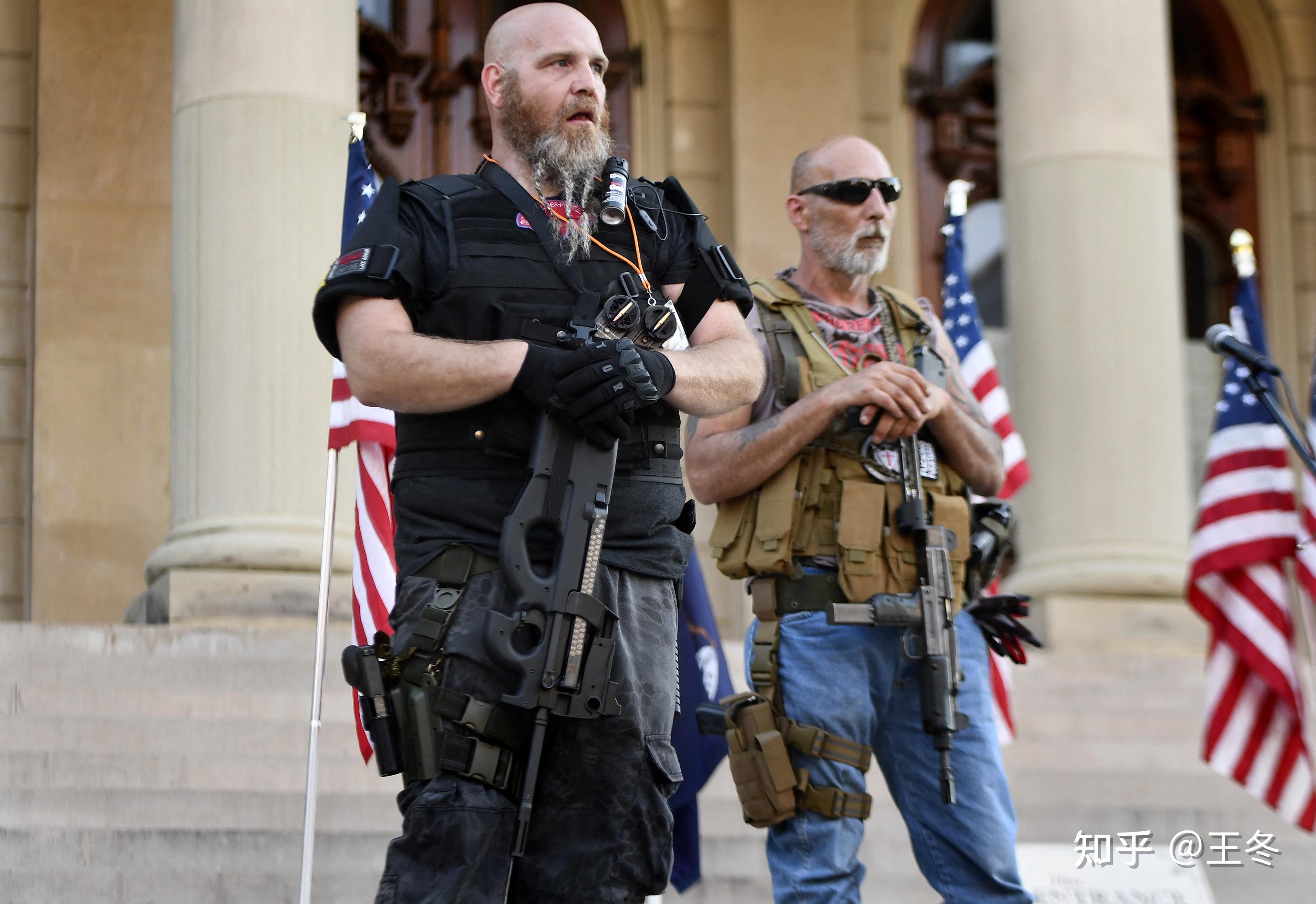 美国民兵组织,最早起源于美国1776年建国之前,与英国统治者的独立战争