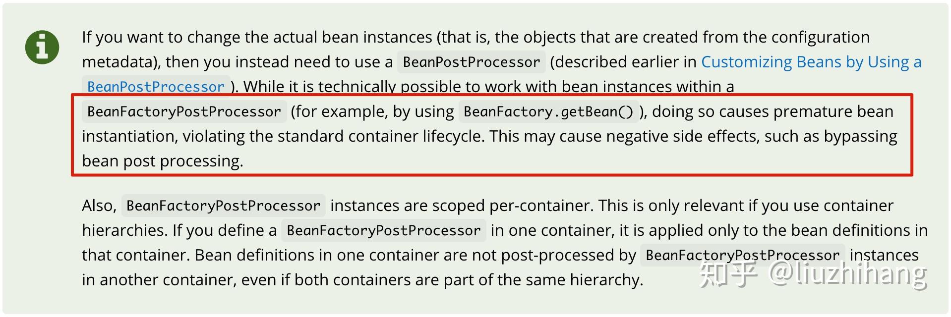 Spring 源码学习 11：invokeBeanFactoryPostProcessors - 知乎