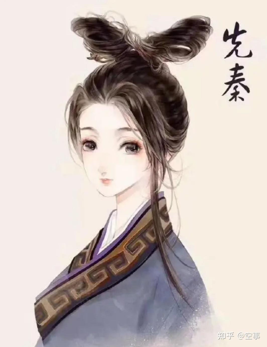 中国各朝代女子发型图鉴