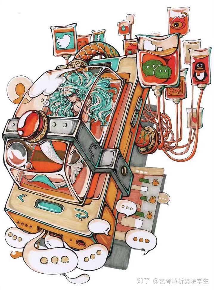 美术艺考校考设计课