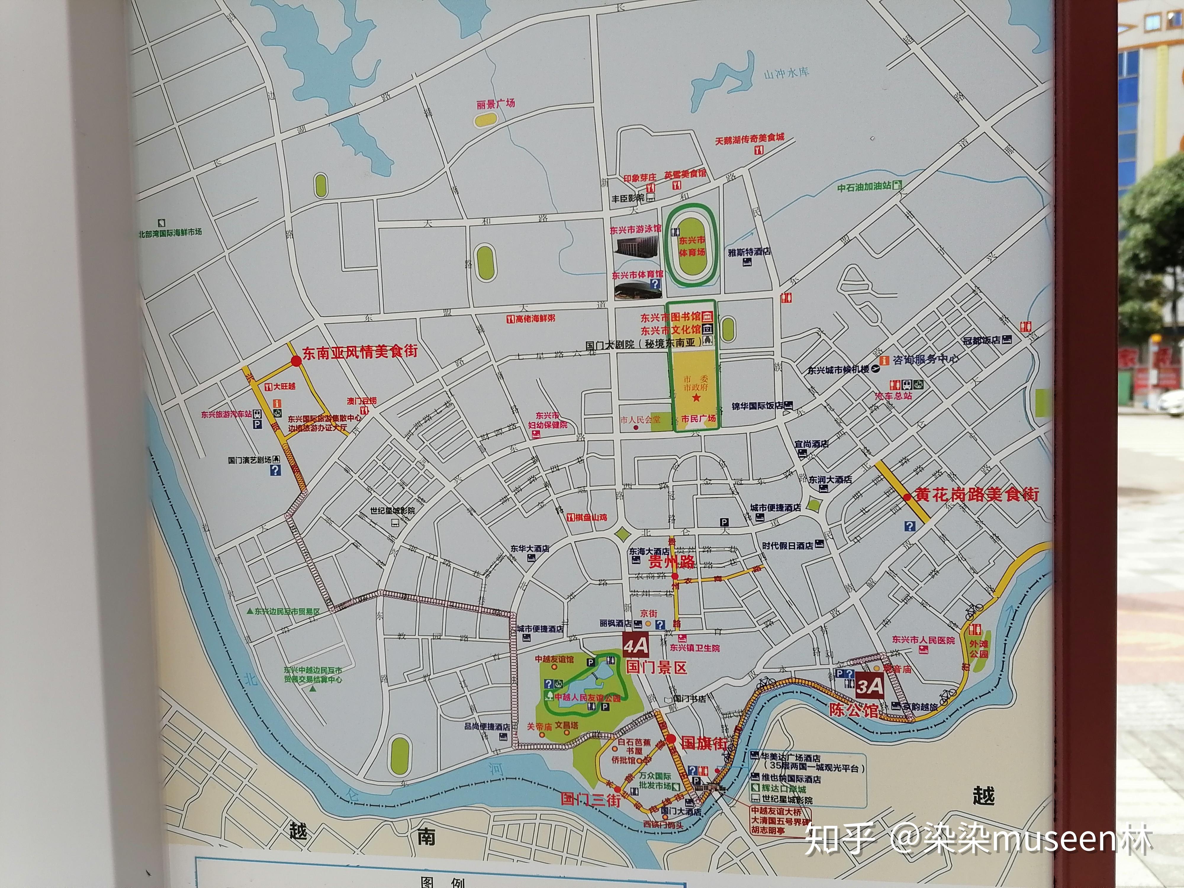 东兴口岸地图图片
