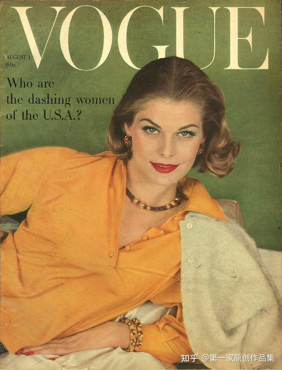 这也太好看了复古明黄杂志封面分享