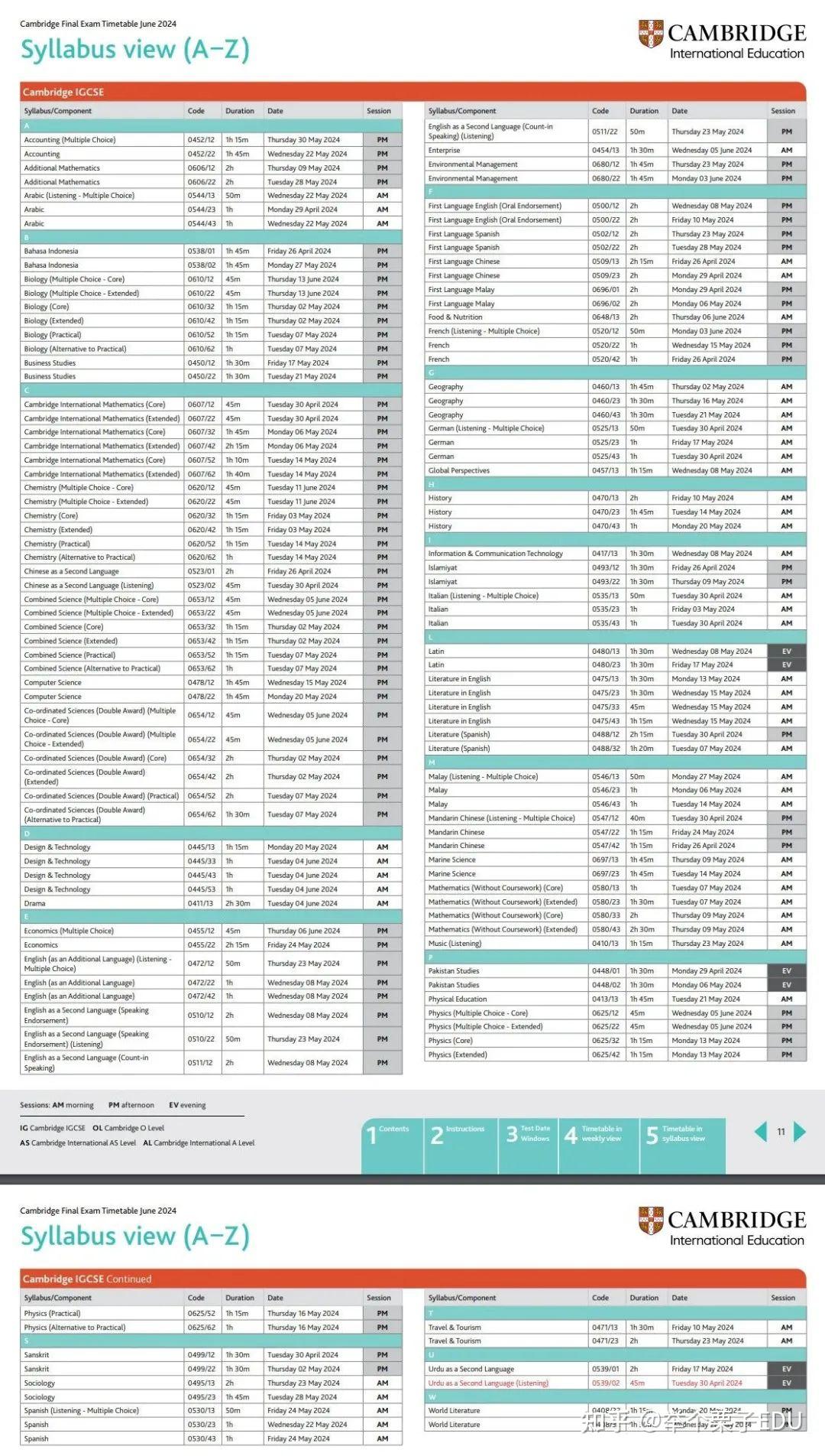 alevel三大考试局夏季大考报名考试时间详细汇总备考的同学一定要收藏