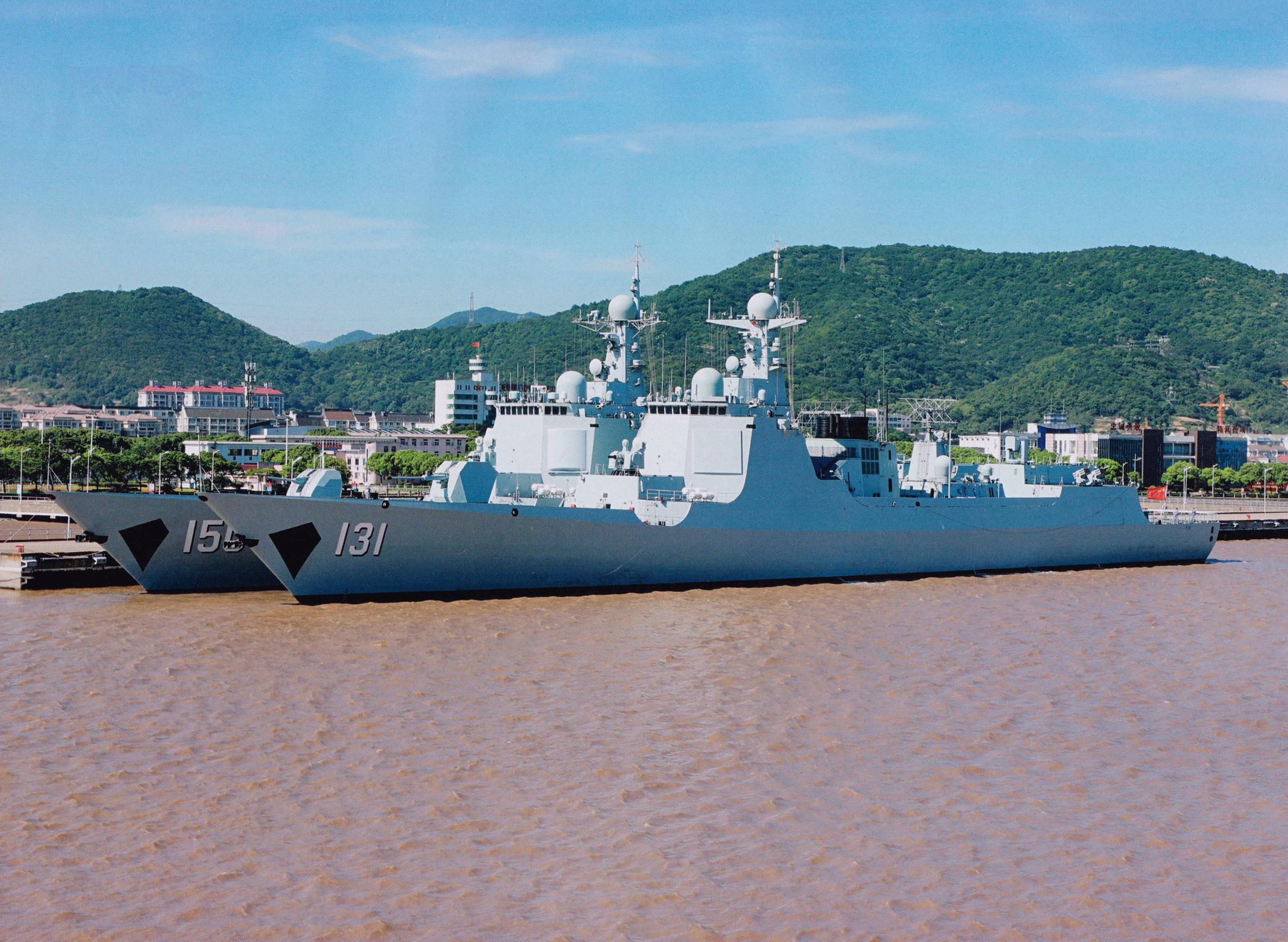 由于近海军辅船过多,难以统计,故仅统计刷两位数和三位数舷号的舰艇