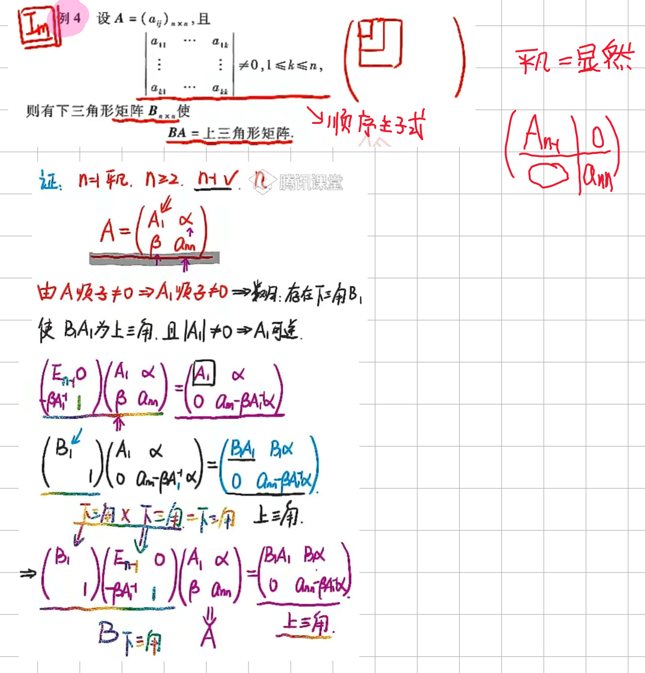 分块矩阵之打洞原理 - 知乎