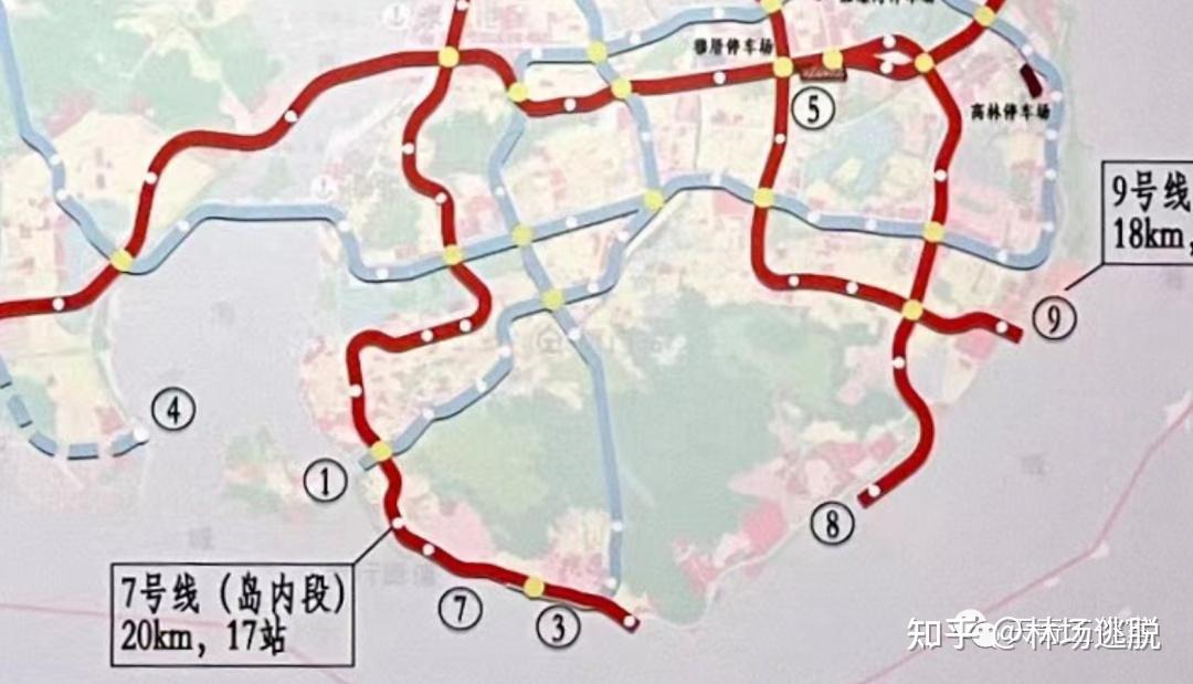 厦门地铁7号线线路图图片