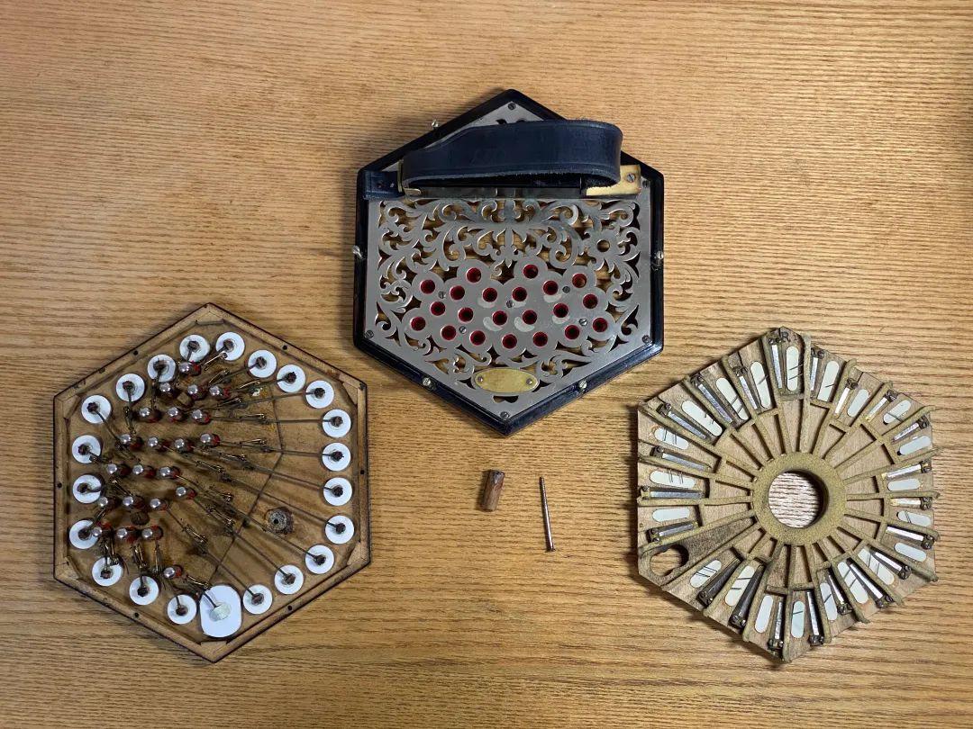 wheatstone六角手风琴拆解