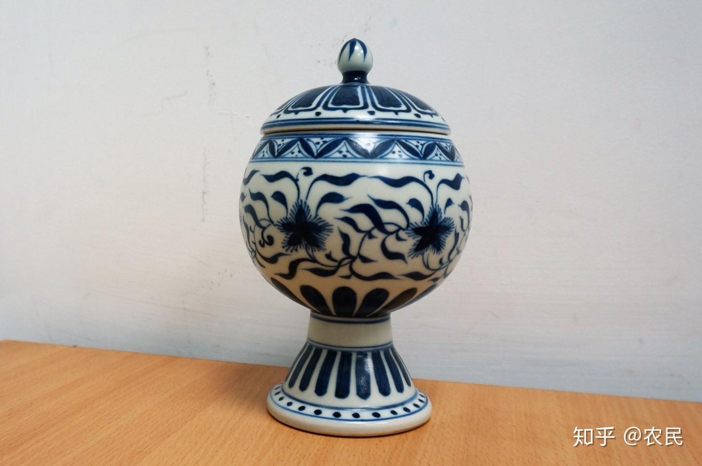 明宣德青花缠枝花卉纹豆- 知乎