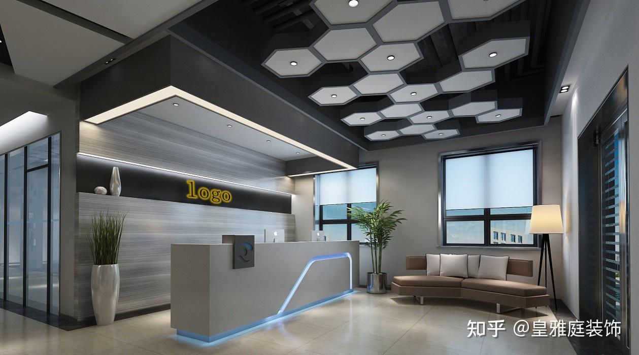 百张办公室前台企业形象墙装修设计效果图-赶紧收藏 - 知乎