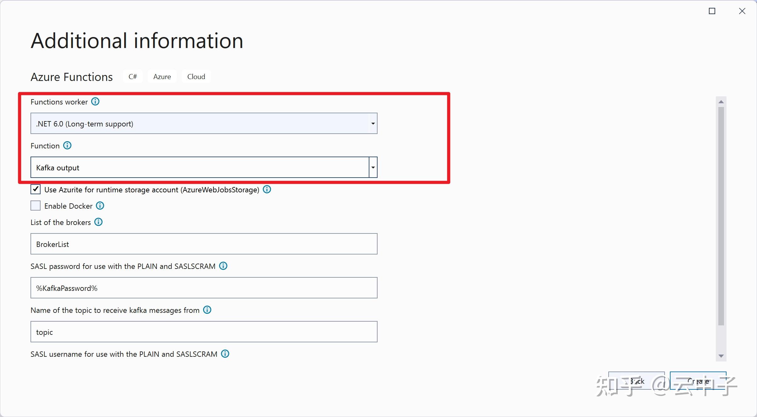  azure azure function kafka trigger kafka output http