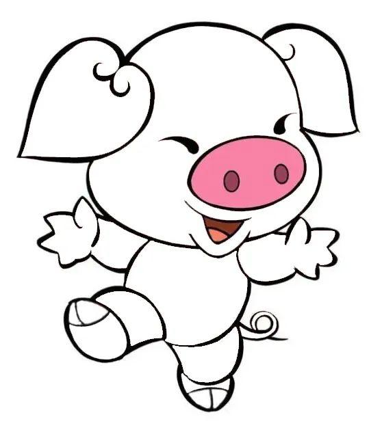 十二生肖及其简笔画之亥猪 03 - 知乎