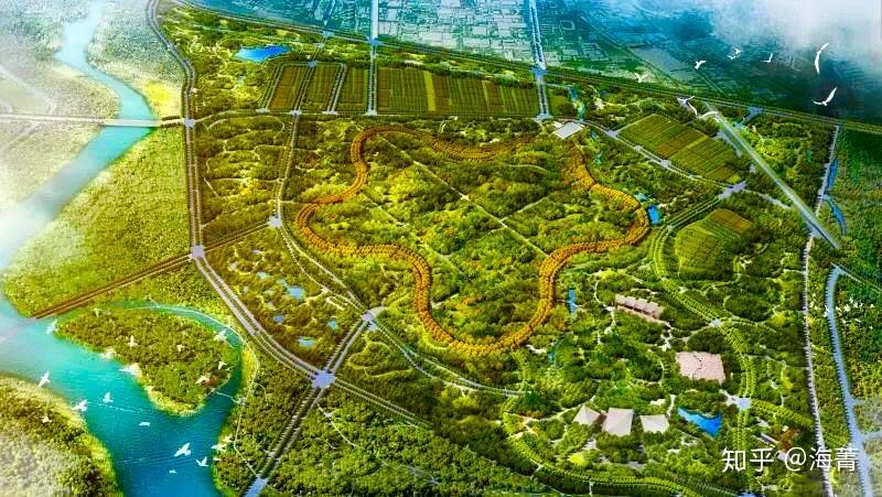 转发这个操作赞一个北京通州城市绿心公园构建永续生长的森林