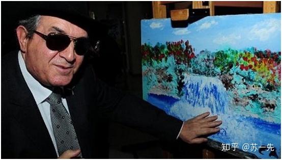 让心理学家吃惊盲人画家无师自通作品惊艳世界