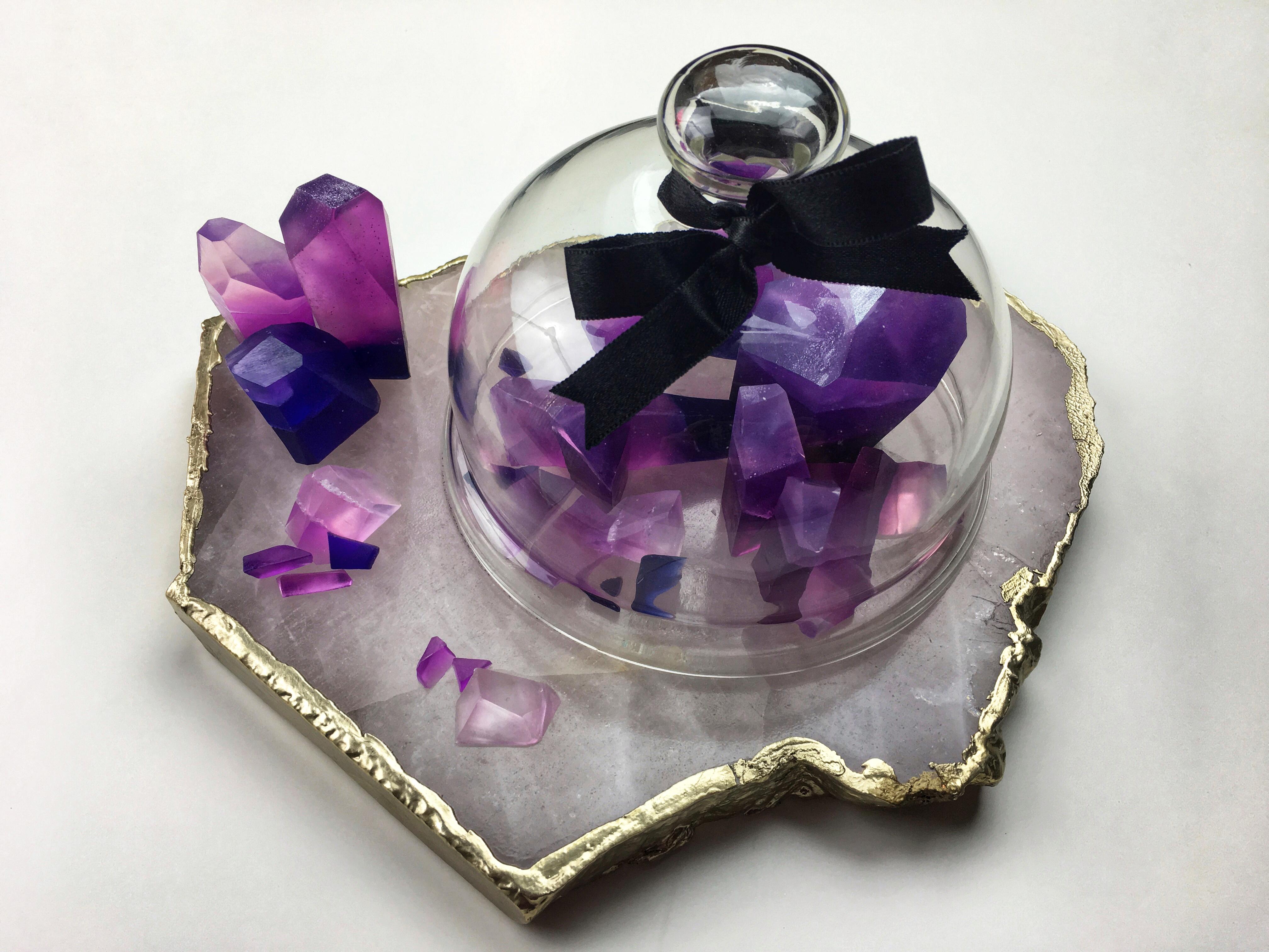 只溶在手的美丽水晶皂制作