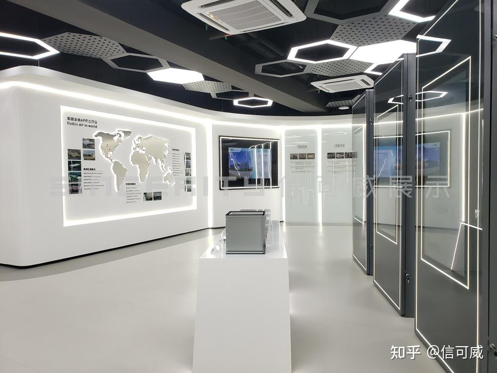 欣赏|15个高质量企业展厅设计案例合集 - 知乎