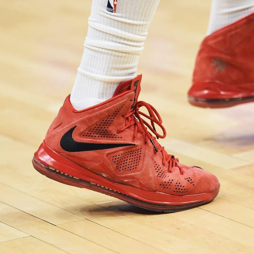 鞋王生日快乐pj塔克本赛季赛场球鞋特写照精选