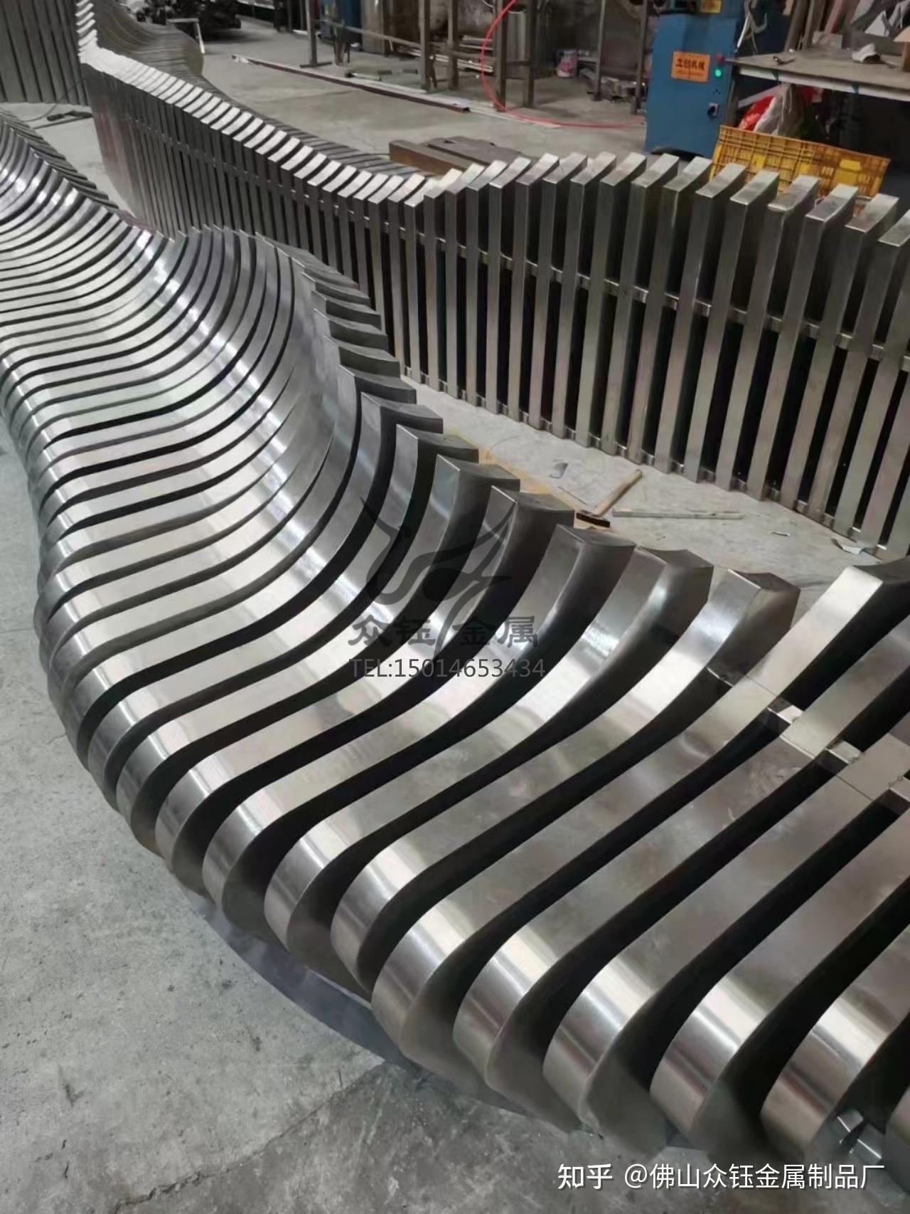 户外不锈钢坐凳公园艺术不锈钢坐椅