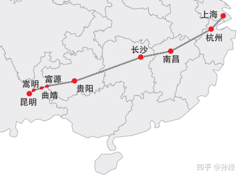 以沪昆高铁浙江段来说,其线路之所以能与普速铁路大致平行,在沪昆铁路