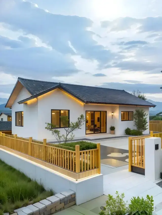高级感十足一层农村自建房，30款一层带院子自建别墅，也太治愈了 - 知乎