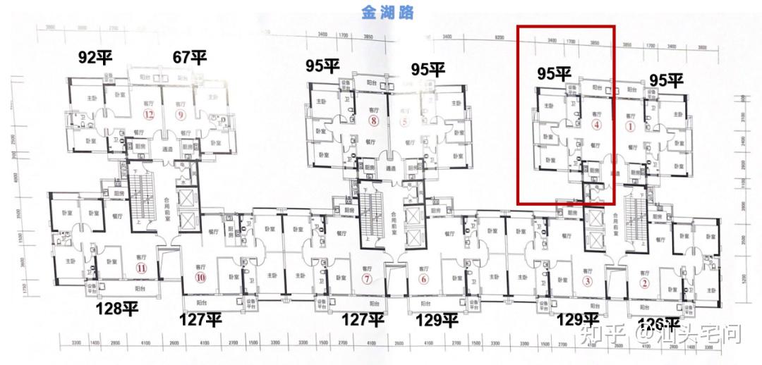 汕头金沙湾户型图图片