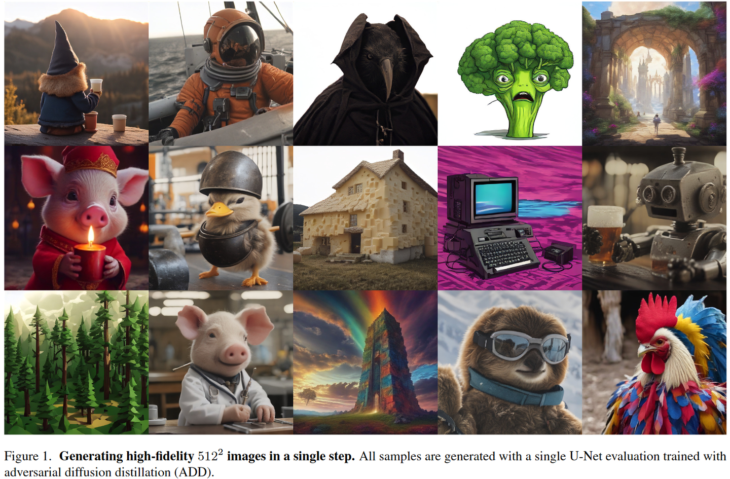 Adversarial diffusion distillation 