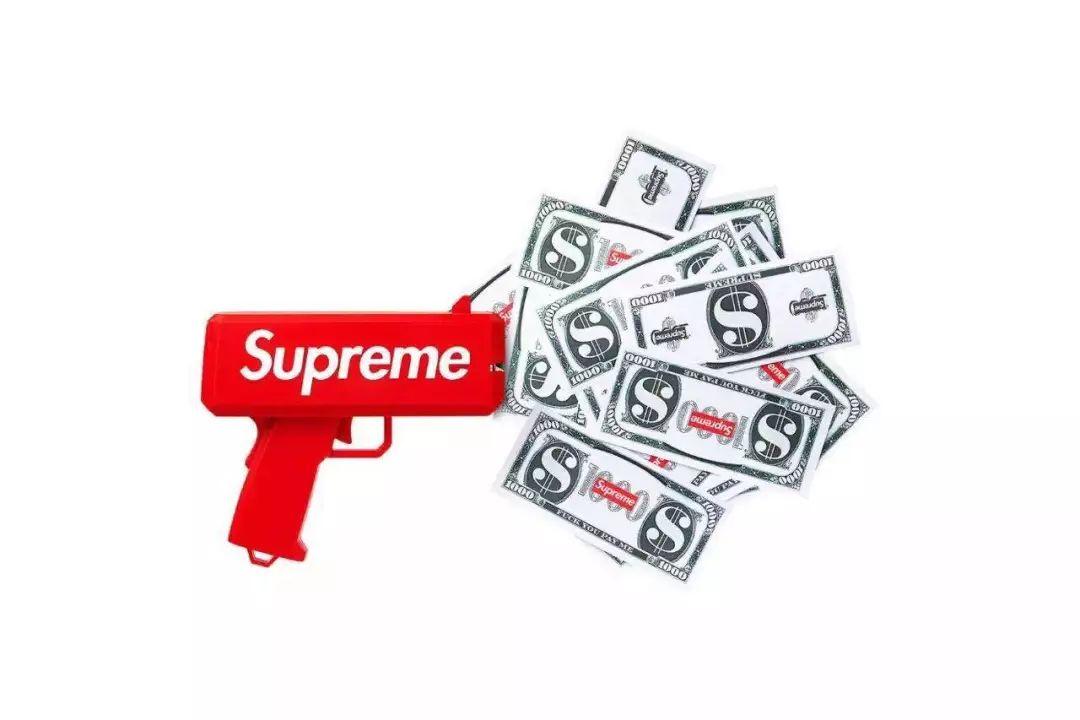 supreme壁纸钞票图片
